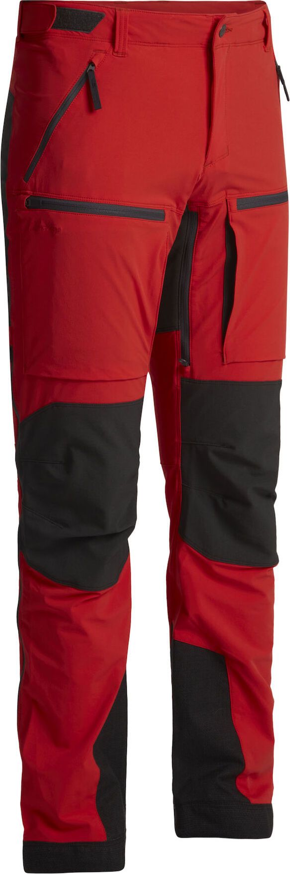 Men's Askro Pro Pant Lively Red/Charcoal Lundhags