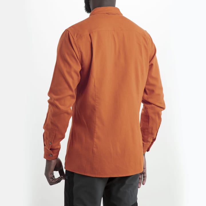 Lundhags Men's Ekren Solid Long Sleeve Shirt Amber Lundhags