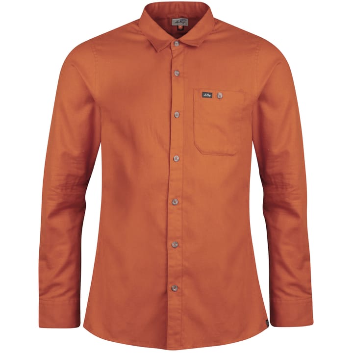 Lundhags Men's Ekren Solid Long Sleeve Shirt Amber Lundhags