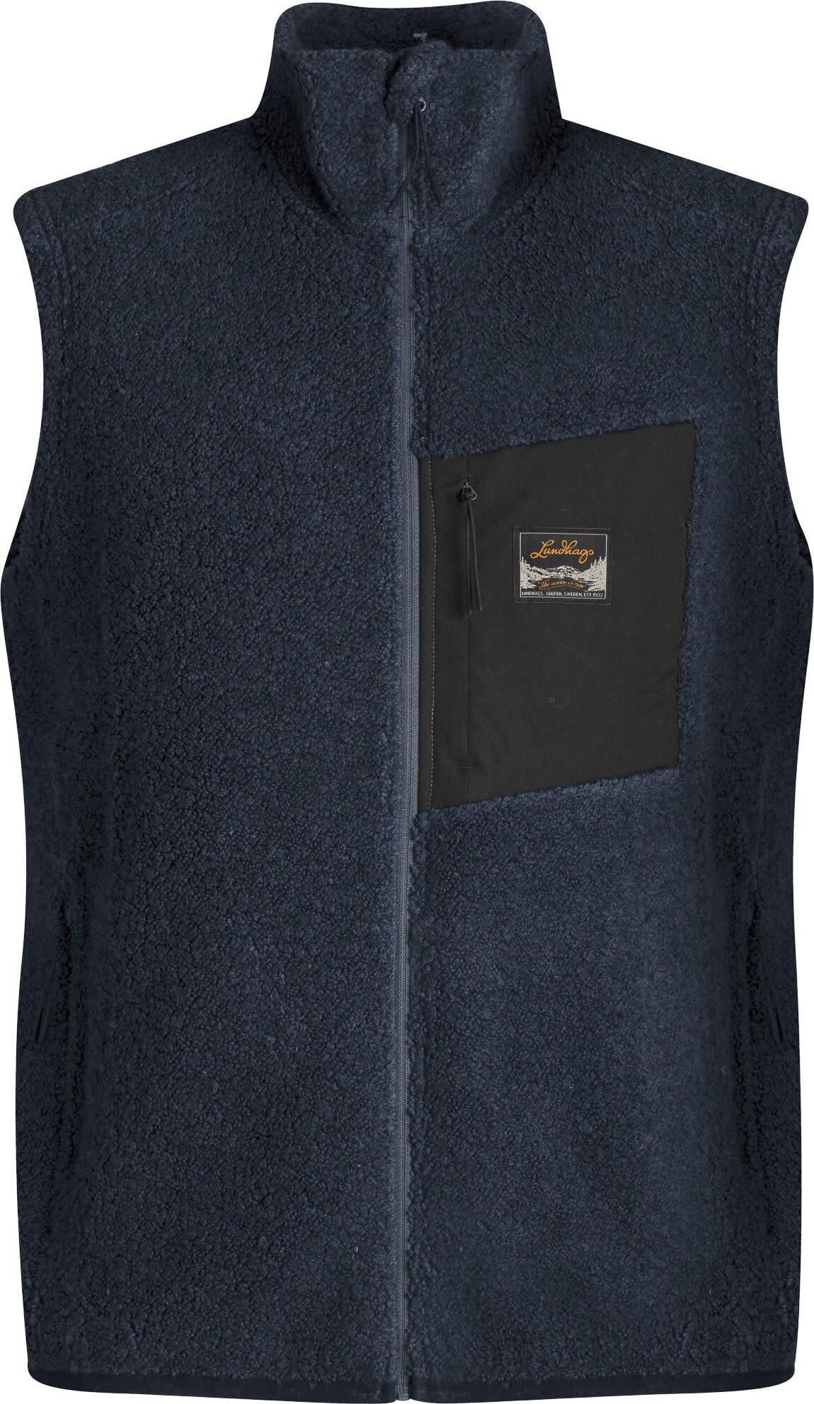 Lundhags Men’s Flok Wool Pile Vest Light Navy