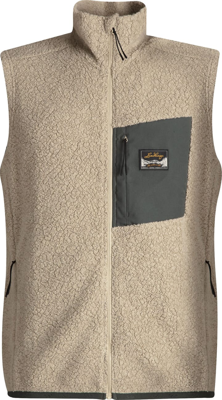 Lundhags Men's Flok Wool Pile Vest Sand Lundhags