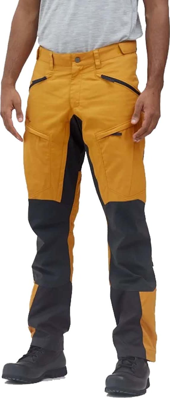 Men's Makke Pro Pant Gold/Charcoal Lundhags