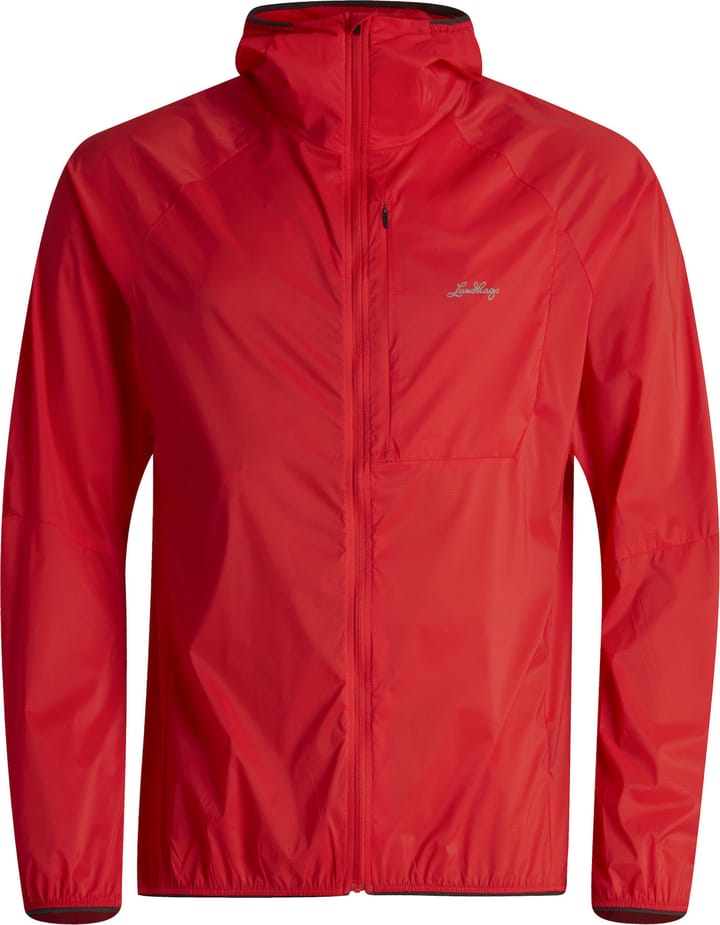 Men's Tived Light Wind Jacket Lively Red Lundhags