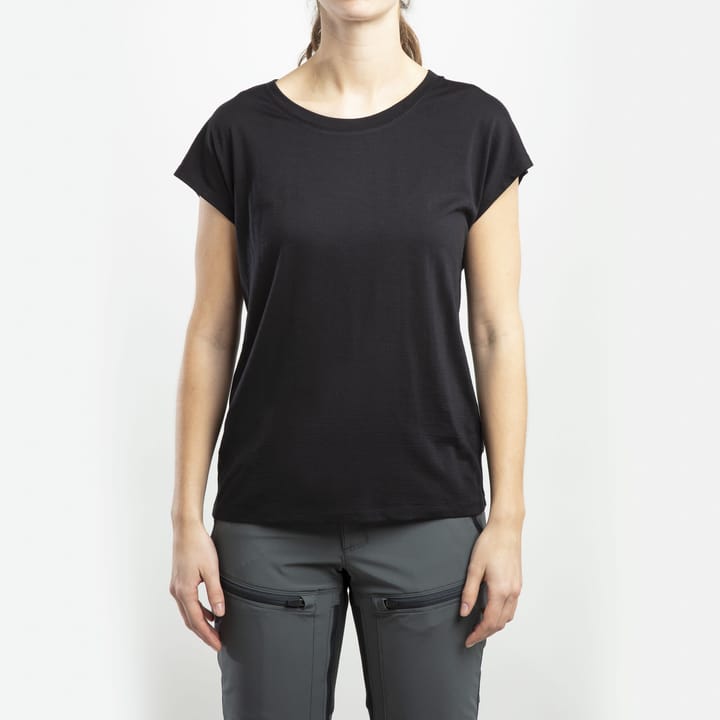 Women's Gimmer Merino Light Top Black Lundhags