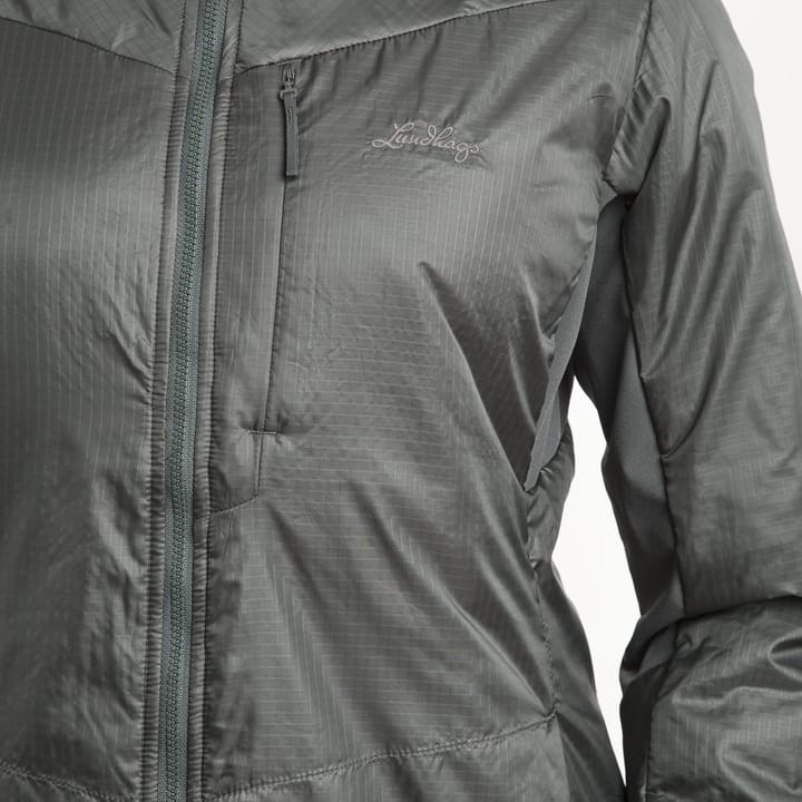 Women's Idu Light Jacket Dark Agave Lundhags