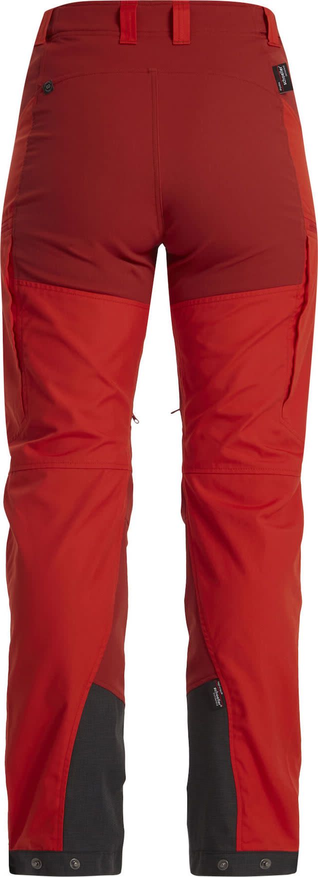 Lundhags Women's Makke High Waist Curved Pant Lively Red/Mellow Red Lundhags