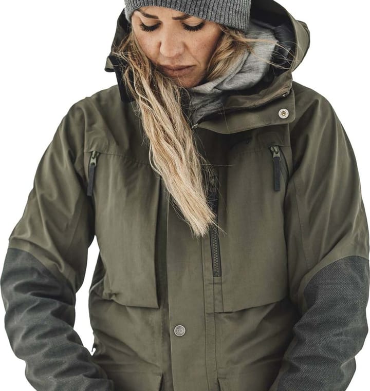 Women's Ocke Jacket Forest Green/Charcoal Lundhags