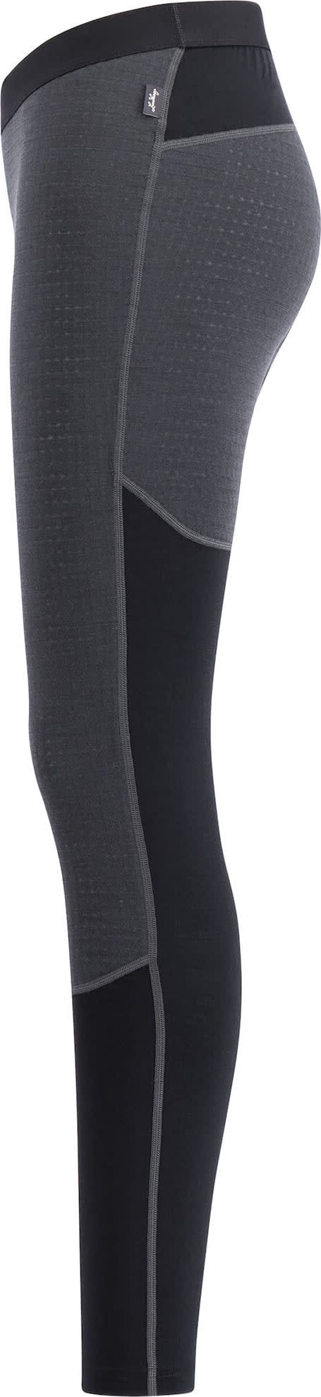 Women's Prime Merino Long John Charcoal/Black Lundhags