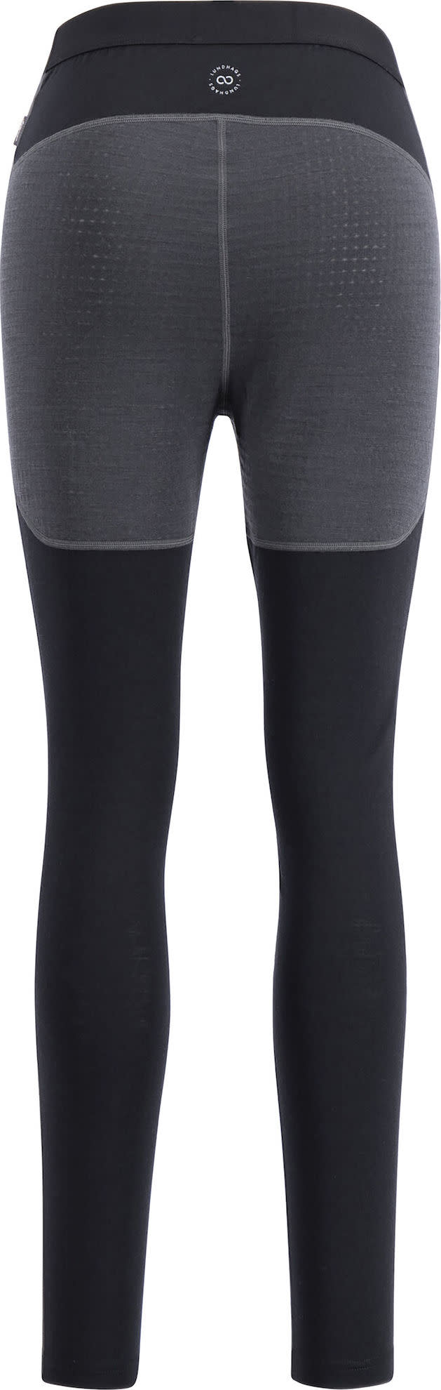 Women's Prime Merino Long John Charcoal/Black Lundhags