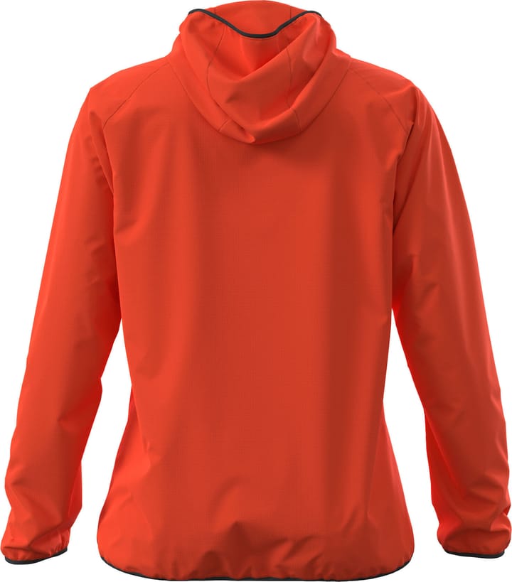 Women's Tived Light Wind Jacket Lively Red Lundhags