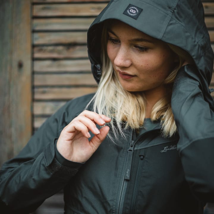 Lundhags Women's Tived Stretch Hybrid Jacket Dark Agave/Seaweed Lundhags