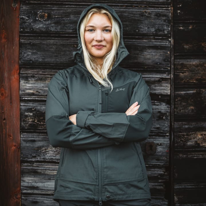 Lundhags Women's Tived Stretch Hybrid Jacket Dark Agave/Seaweed Lundhags