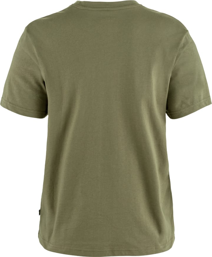 Fjällräven Women's Lush Logo T-Shirt Green Fjällräven