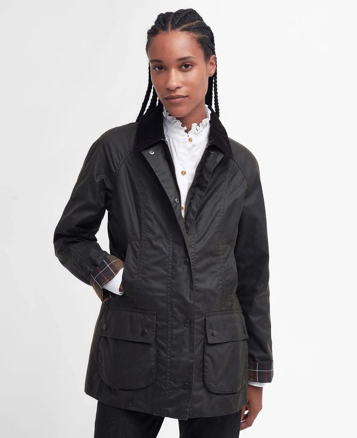 Barbour Women's Classic Beadnell Wax Jacket Olive Barbour