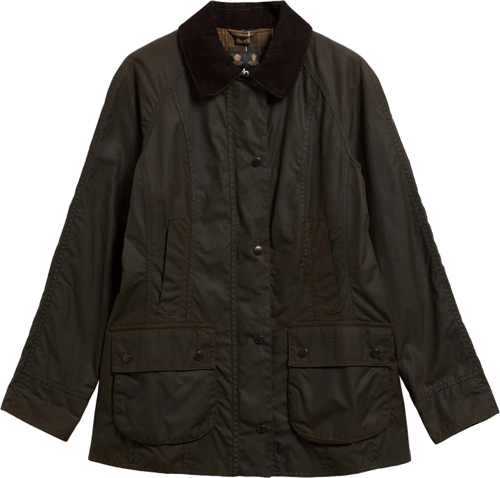 Barbour Women's Classic Beadnell Wax Jacket Olive Barbour