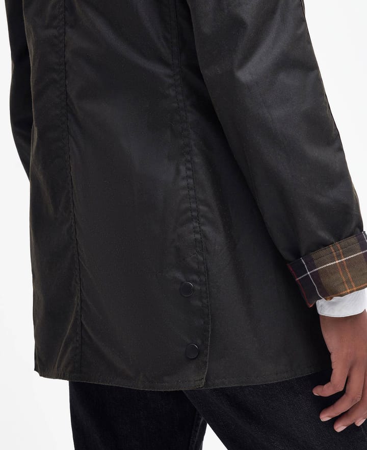 Barbour Women's Classic Beadnell Wax Jacket Olive Barbour