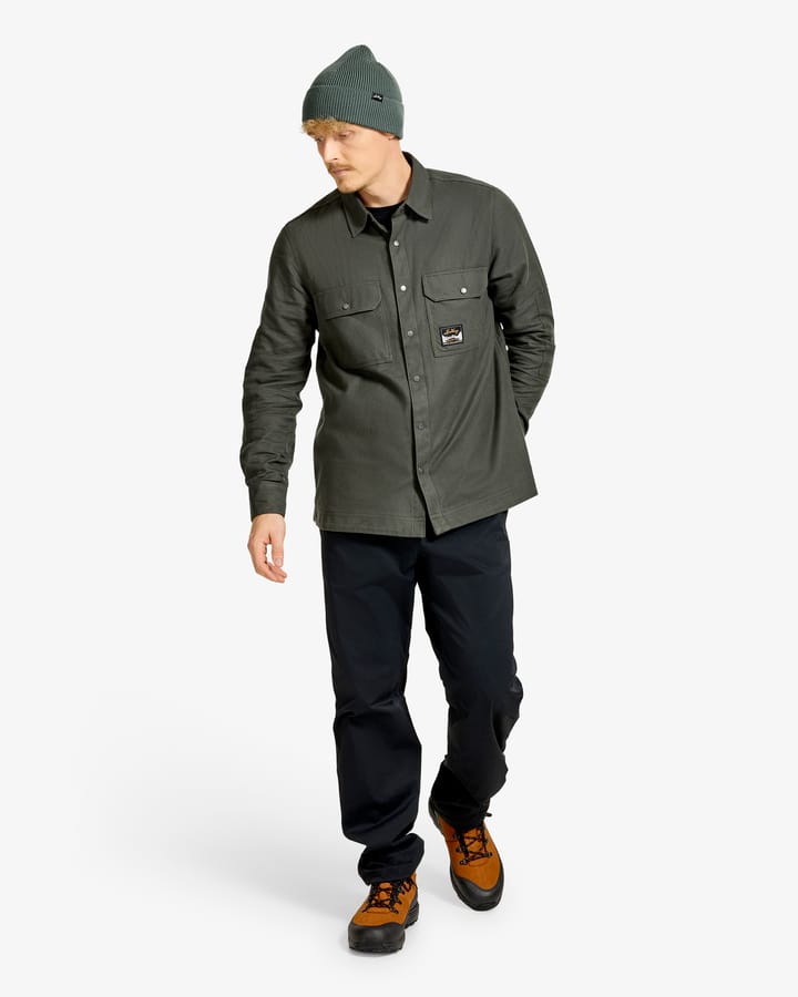 Lundhags Men's Järpen Lumberjack Shirt Dark Forest Green Lundhags