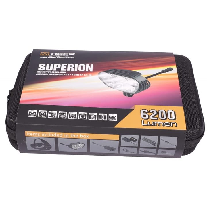 M Tiger Sports Superion-II Plus Head Light-Kit No Colour M Tiger Sports