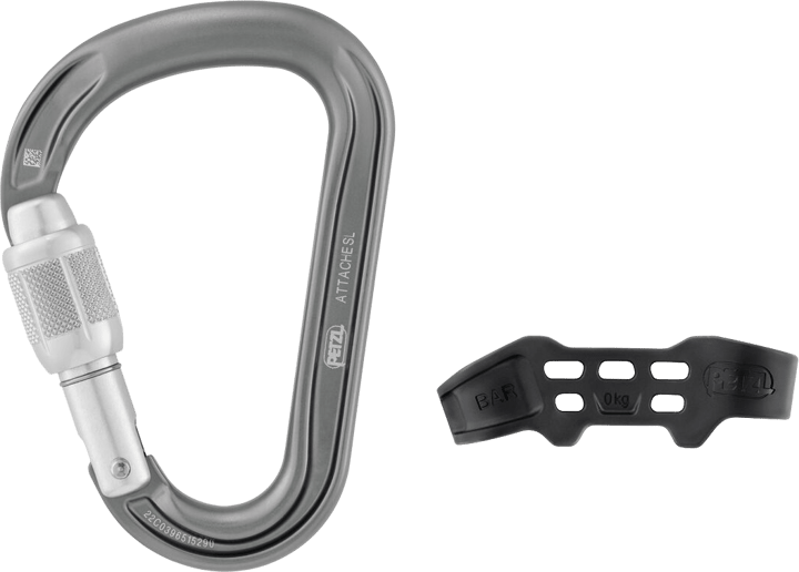 Petzl Attache Bar Carabiner Grey Petzl