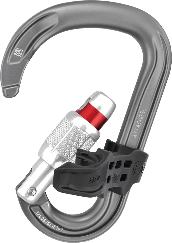 Petzl Attache Bar Carabiner Grey Petzl