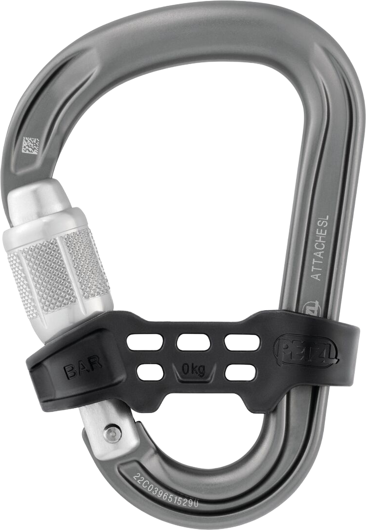 Petzl Attache Bar Carabiner Grey  One size