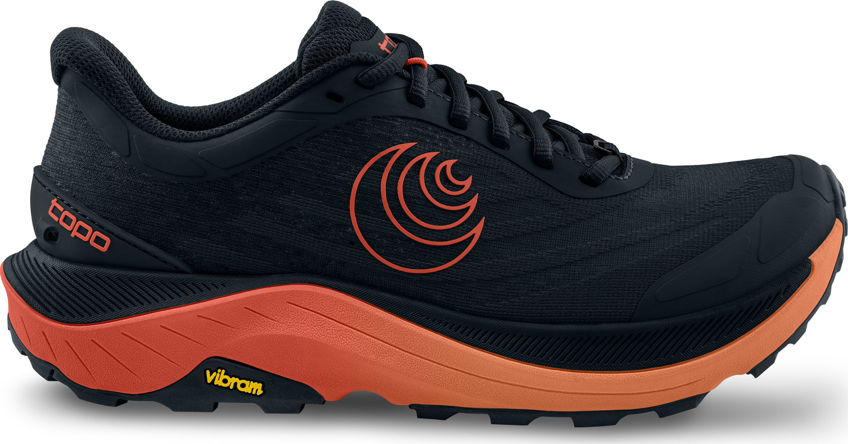 Topo Athletic Men's Ultraventure 4 Black/Red
