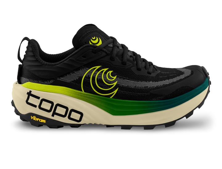 Topo Athletic Men's Vista Black/Lime Topo Designs