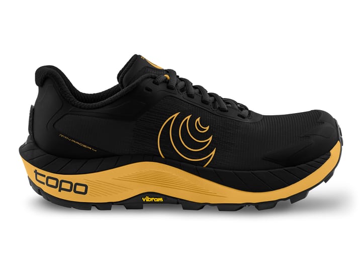 Topo Athletic Men's MTN Racer 4 Black/Yellow Topo Athletic