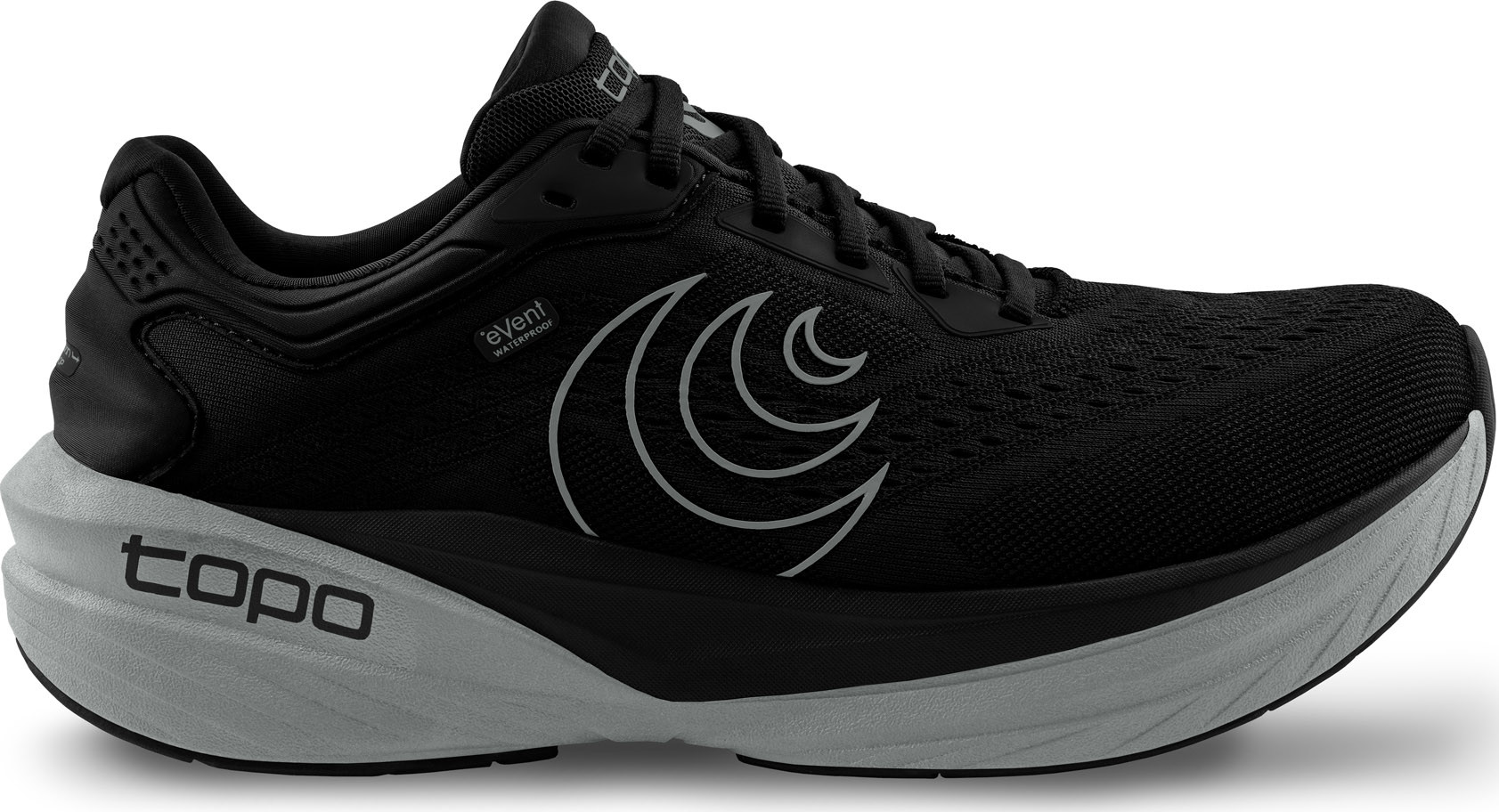 Topo Athletic Men's Phantom 4 Waterproof Black/Charcoal