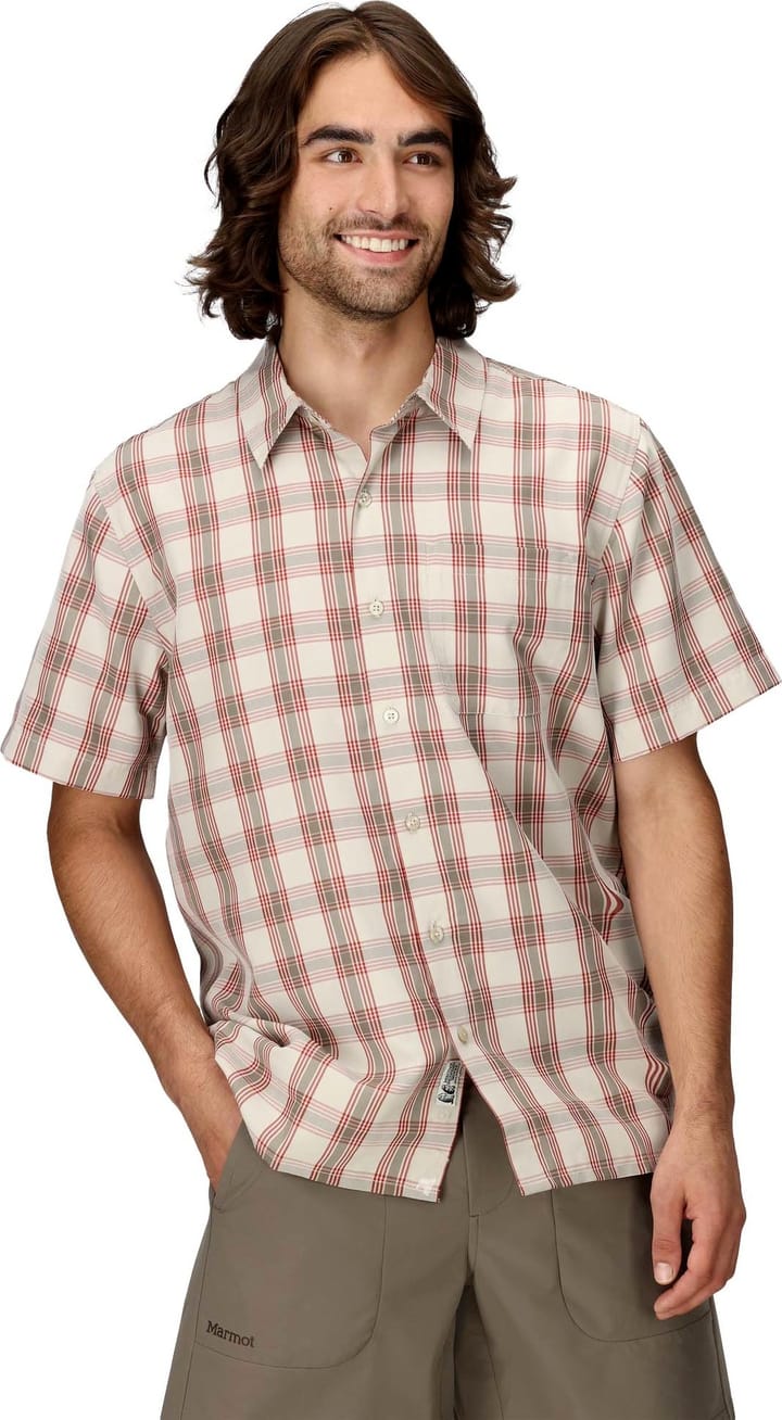 Marmot Men's Eldridge Novelty Classic Ss Birch Bark Oliver Plaid Marmot