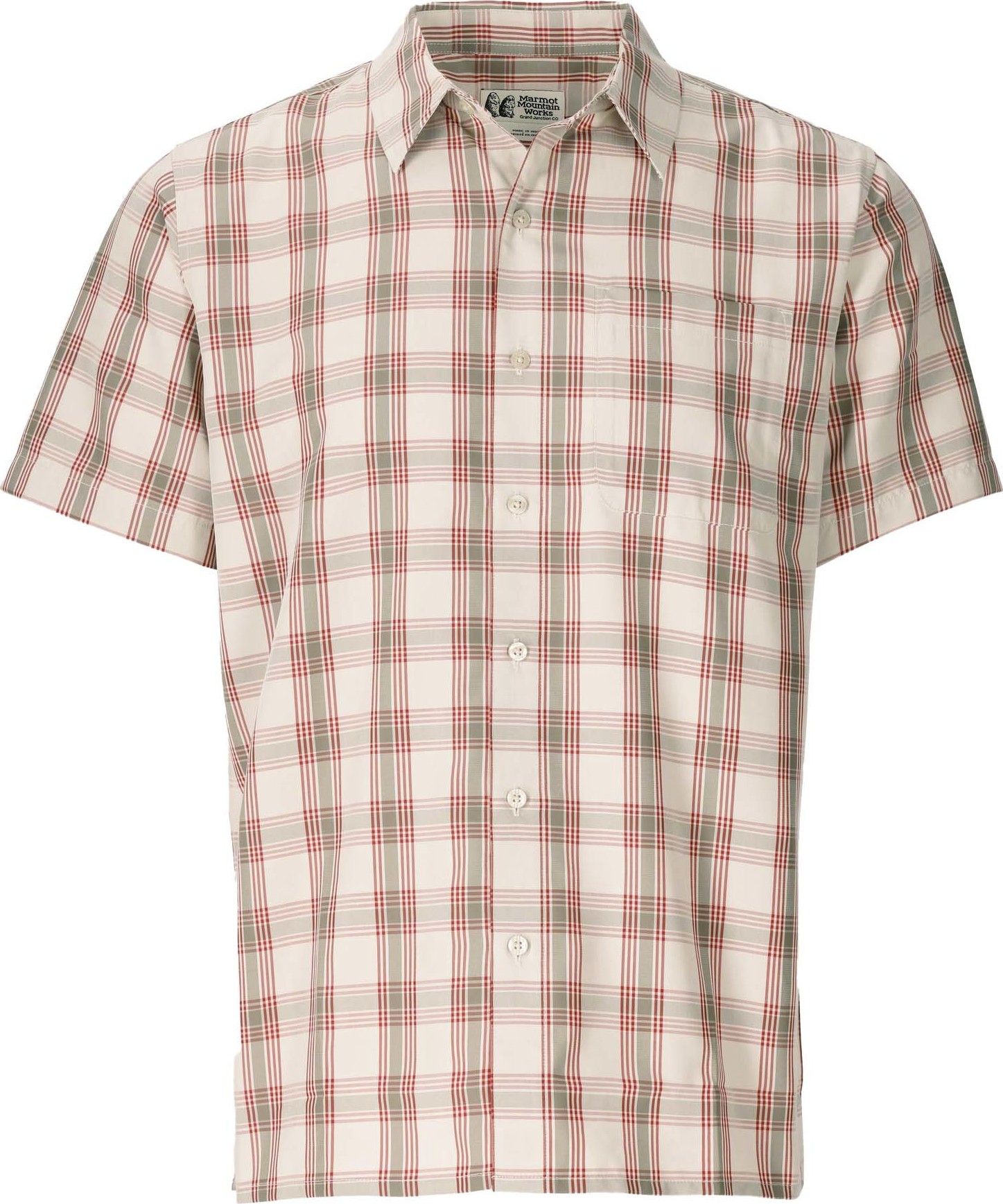 Marmot Men's Eldridge Novelty Classic Ss Birch Bark Oliver Plaid