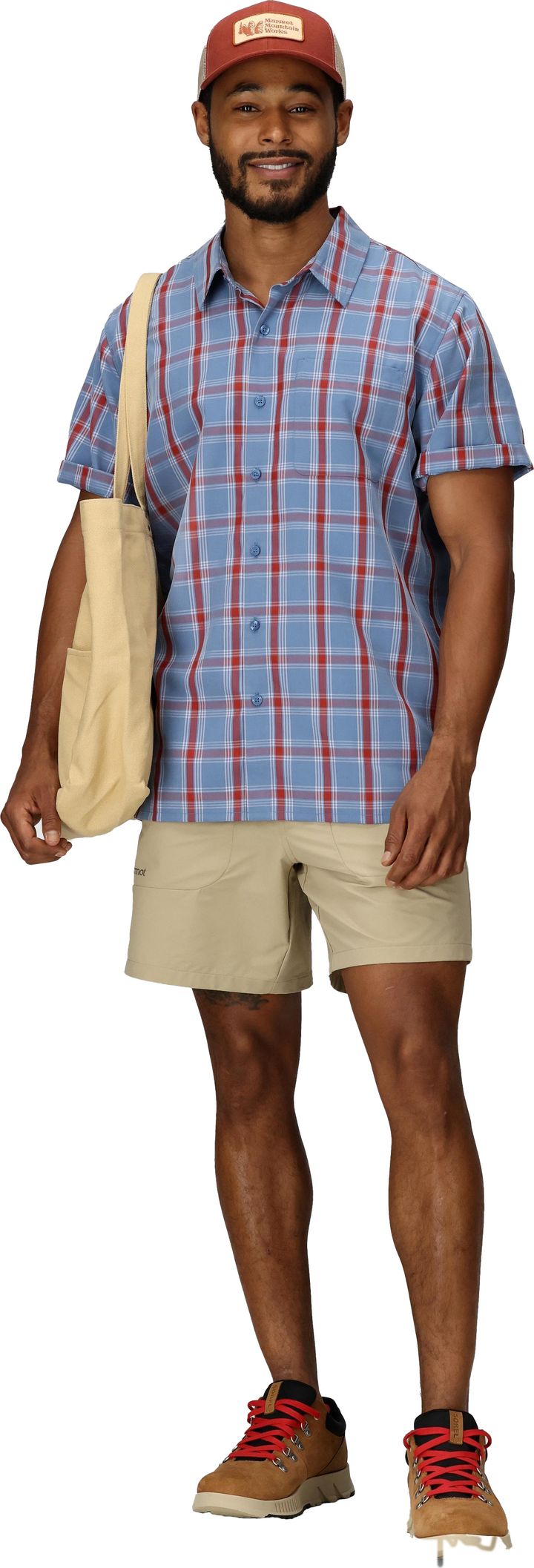 Marmot Men's Eldridge Novelty Classic Ss Rain Cloud Oliver Plaid Marmot Marmot Men's Eldridge Novelty Classic Ss Rain Cloud Oliver Plaid Marmot