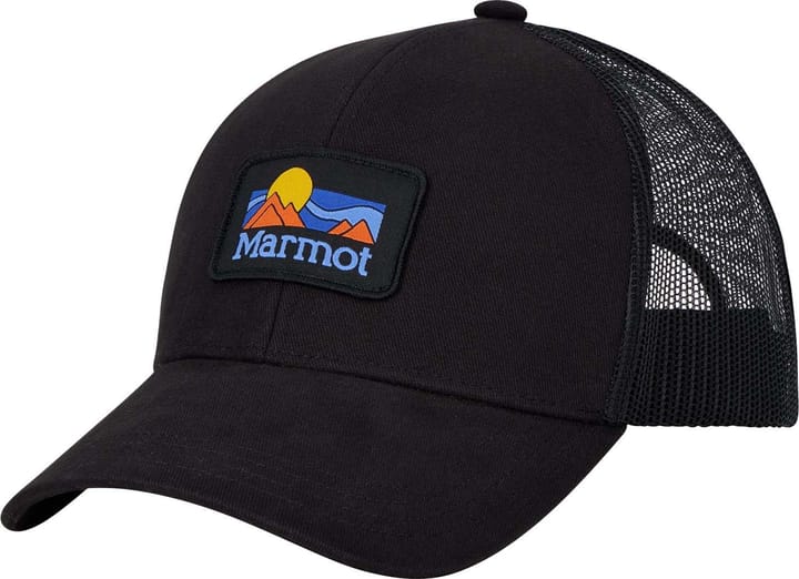 Marmot Retro Trucker Hat Black Marmot