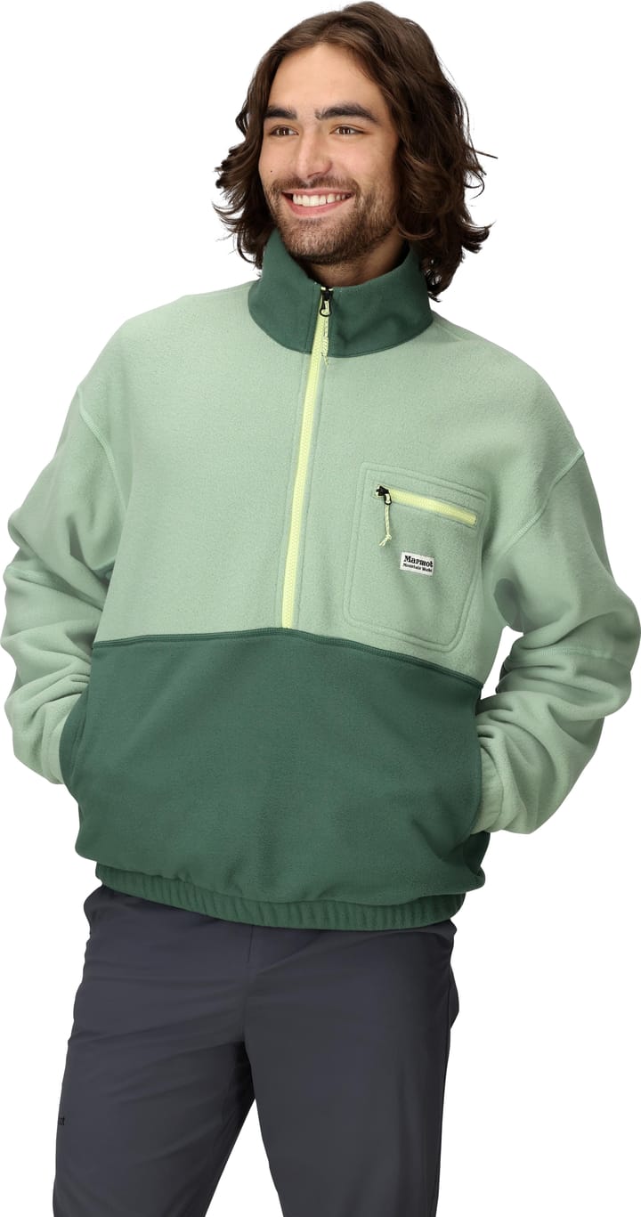 Marmot Men's Retro Rocklin 1/2 Zip Agate Green/juniper Green Marmot