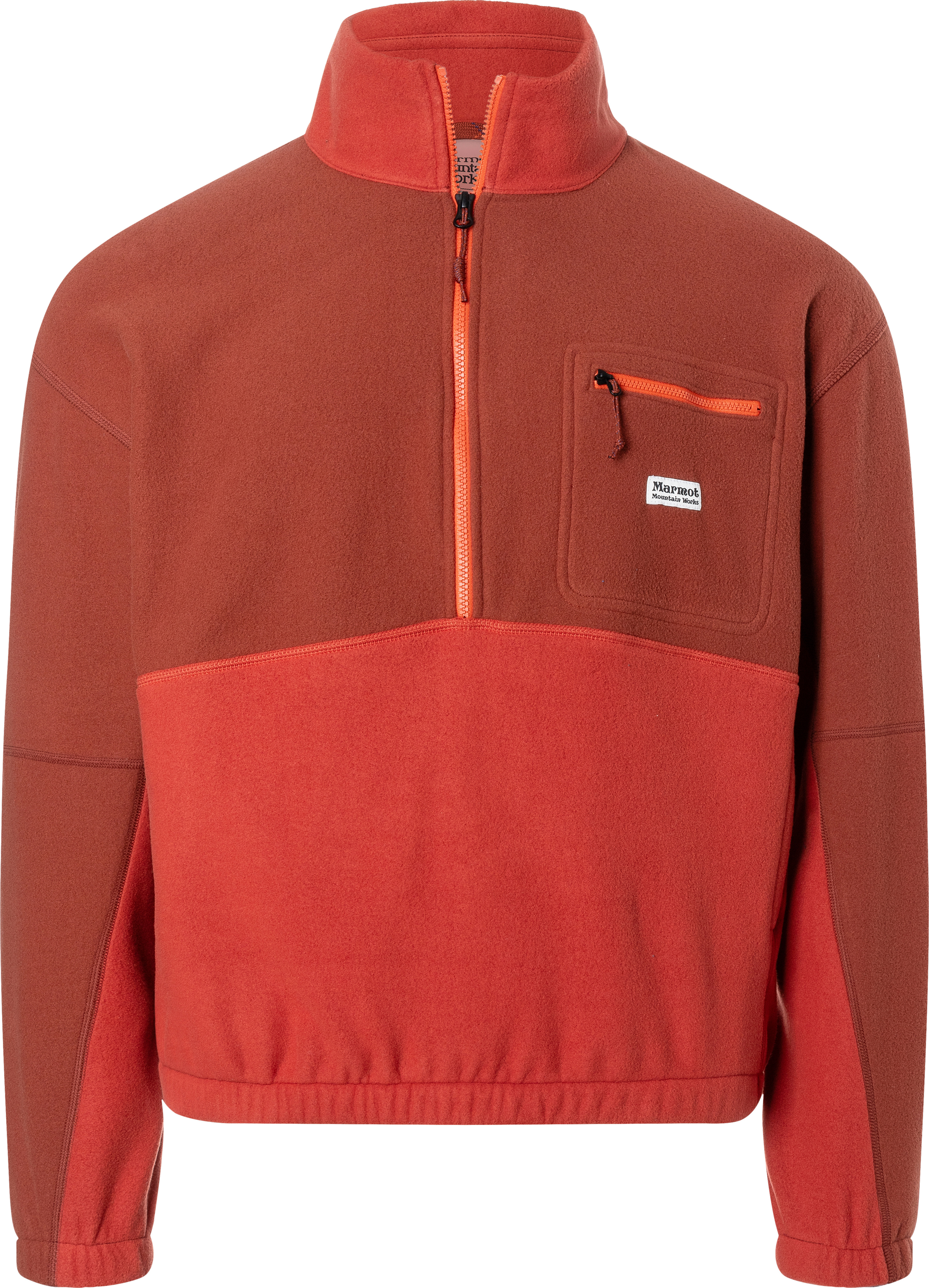 Marmot Men's Retro Rocklin 1/2 Zip Pecan/sumac Långärmade vardagströjor M
