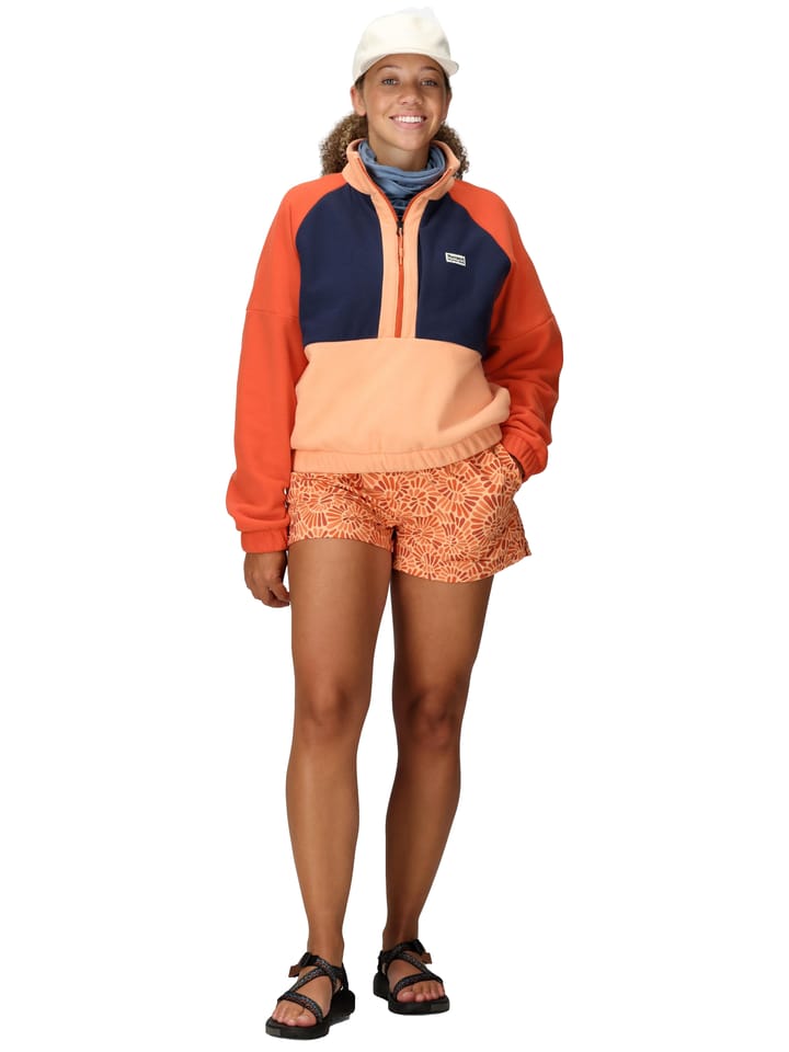 Marmot Women's Retro Rocklin 1/2 Zip Fresh Apricot/arctic Navy/ginger Blossom Marmot Marmot Women's Retro Rocklin 1/2 Zip Fresh Apricot/arctic Navy/ginger Blossom Marmot