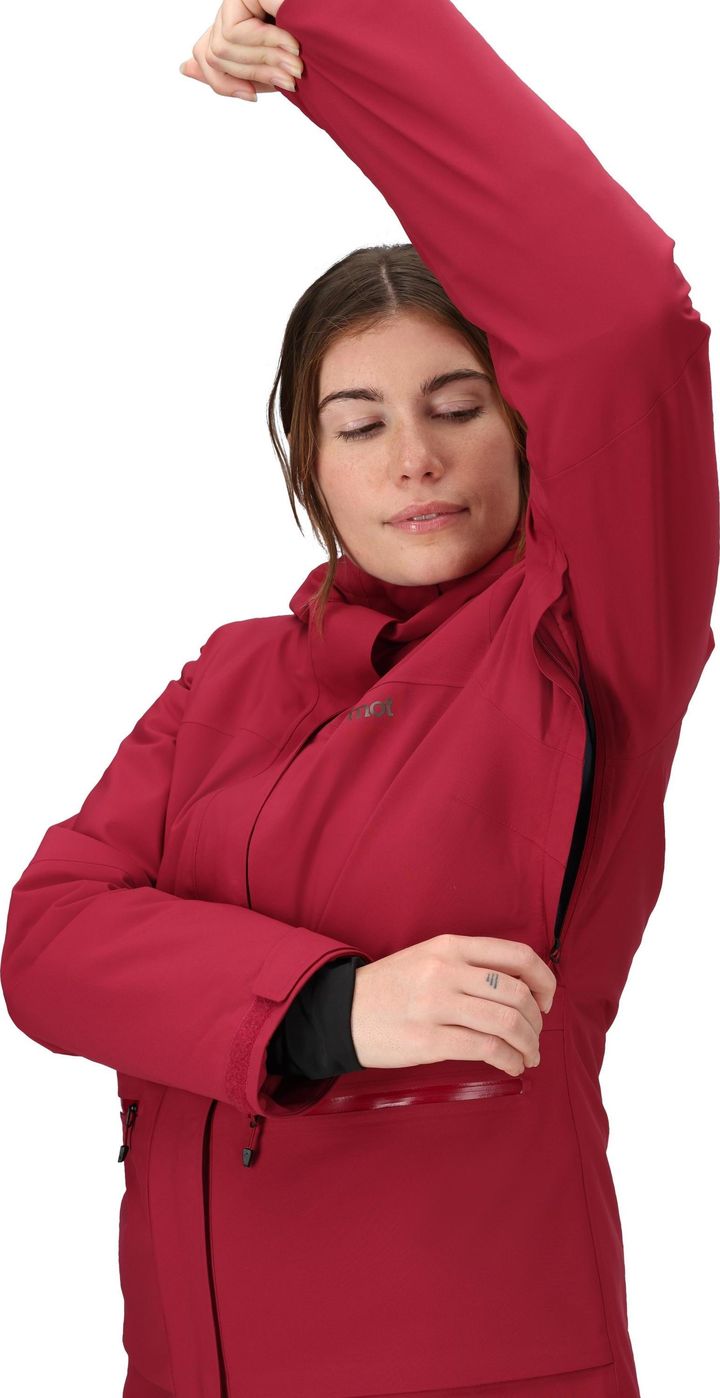 Marmot Women's Refuge Insulated Jacket Red Mulberry Marmot