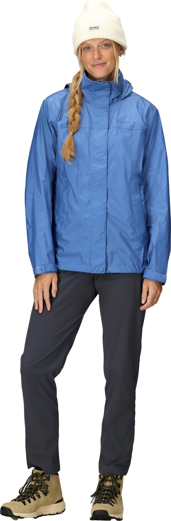 Marmot Women's Precip Eco Jacket Rain Cloud Marmot