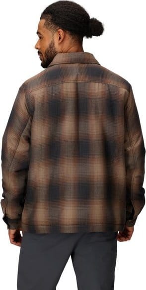 Marmot Men's Ridgefield Sherpa Flannel Shirt Jacket Black Marmot