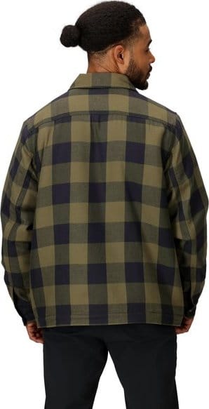 Marmot Men's Ridgefield Sherpa Flannel Shirt Jacket Nori/black Marmot