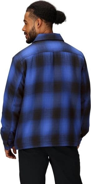 Marmot Men's Ridgefield Sherpa Flannel Shirt Jacket Oxide Blue Marmot