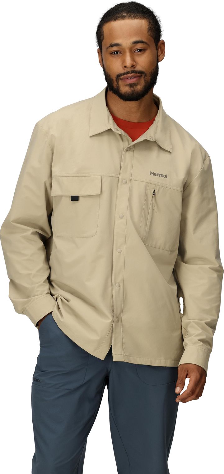 Marmot Men's Airexchange Upf 40 Overshirt Chinchilla Marmot