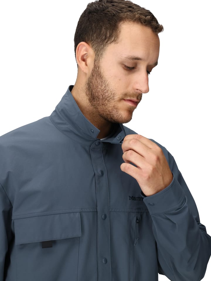 Marmot Men's Airexchange Upf 40 Overshirt Thunderhead Marmot