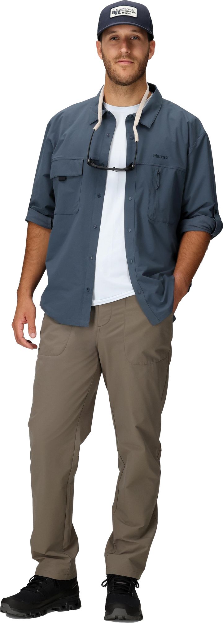 Marmot Men's Airexchange Upf 40 Overshirt Thunderhead Marmot