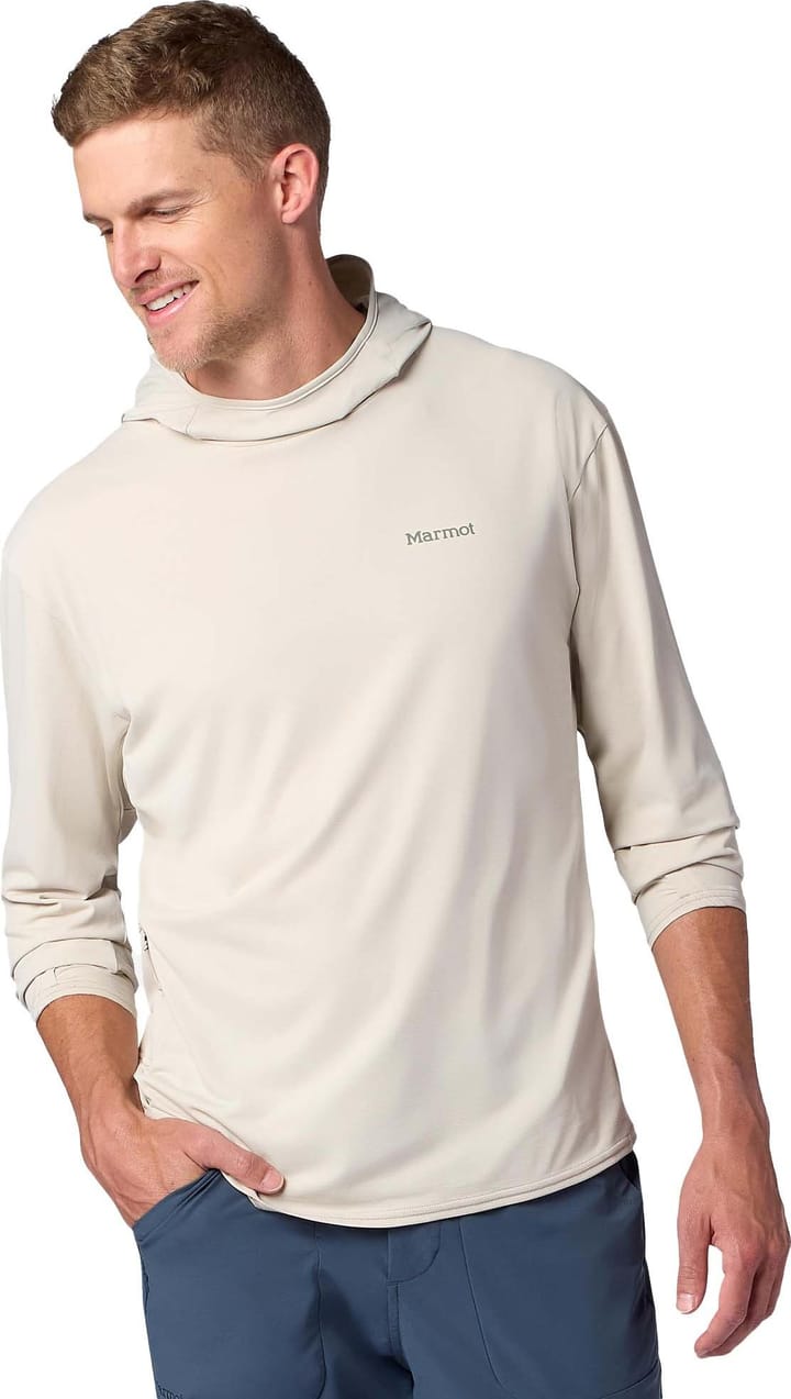 Marmot Men's Airexchange Upf 50 Hoody Birch Bark Marmot