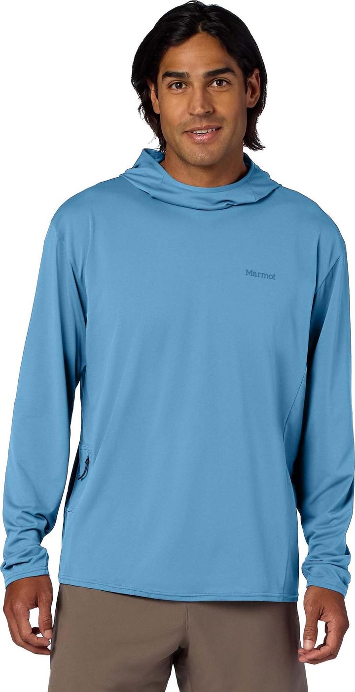 Marmot Men's Airexchange Upf 50 Hoody Summer Storm Marmot