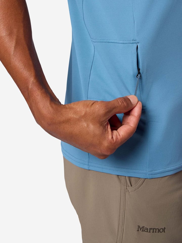 Marmot Men's Airexchange Upf 50 Crew Ss Summer Storm Marmot