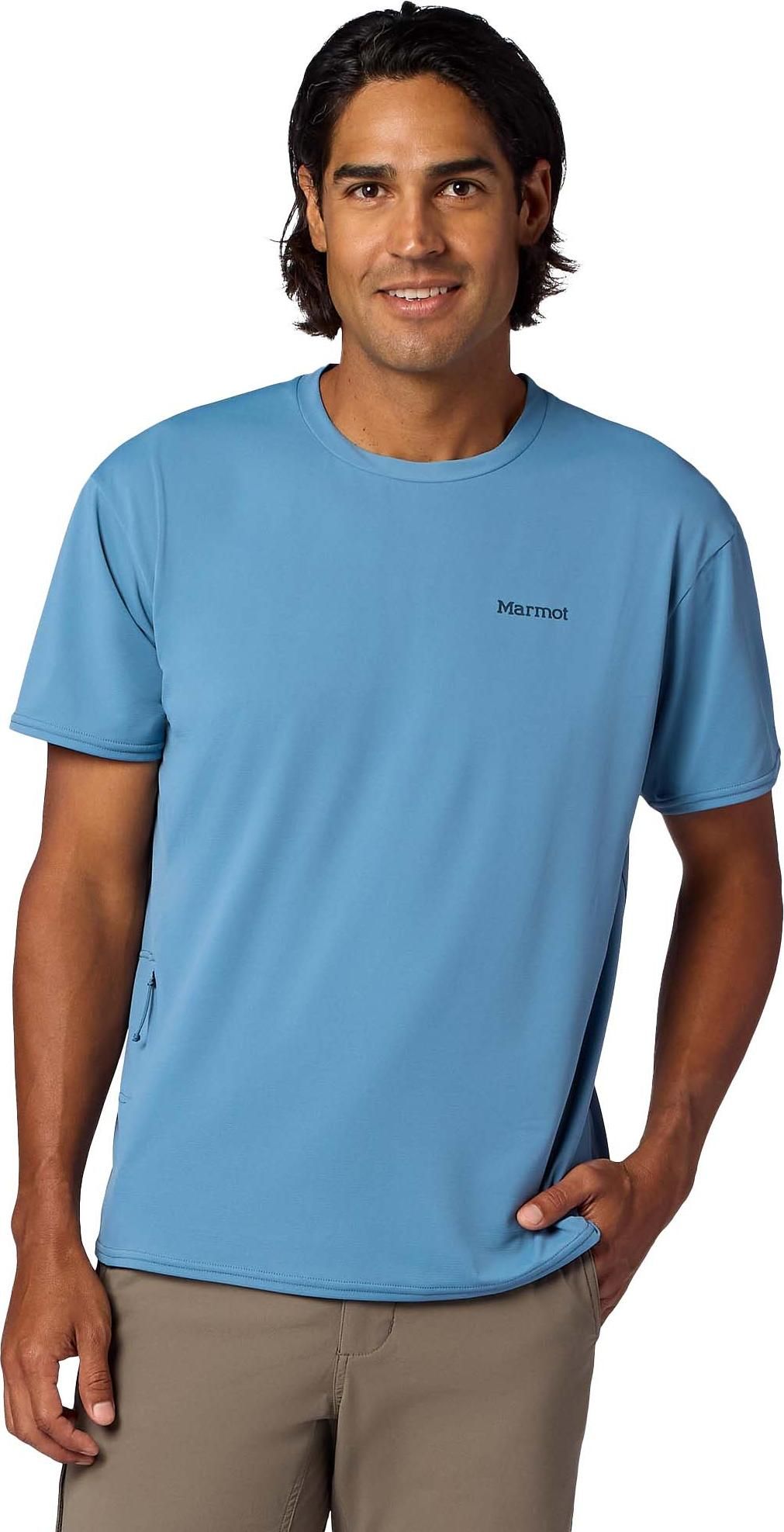 Marmot Men's Airexchange Upf 50 Crew Ss Summer Storm