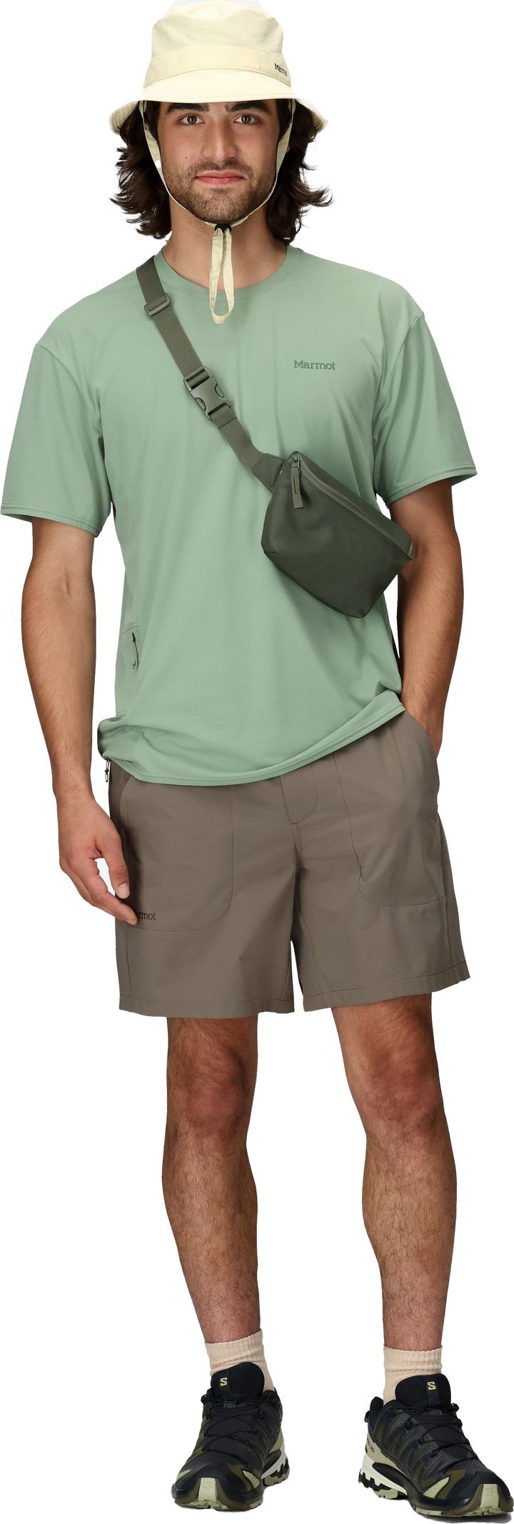 Marmot Men's Airexchange Upf 40 Short 7" Claystone Marmot