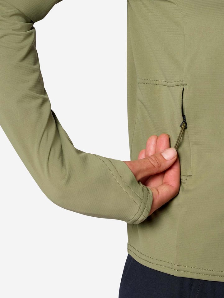 Marmot Women's Airexchange Upf 50 Hoody Olive Grove Marmot